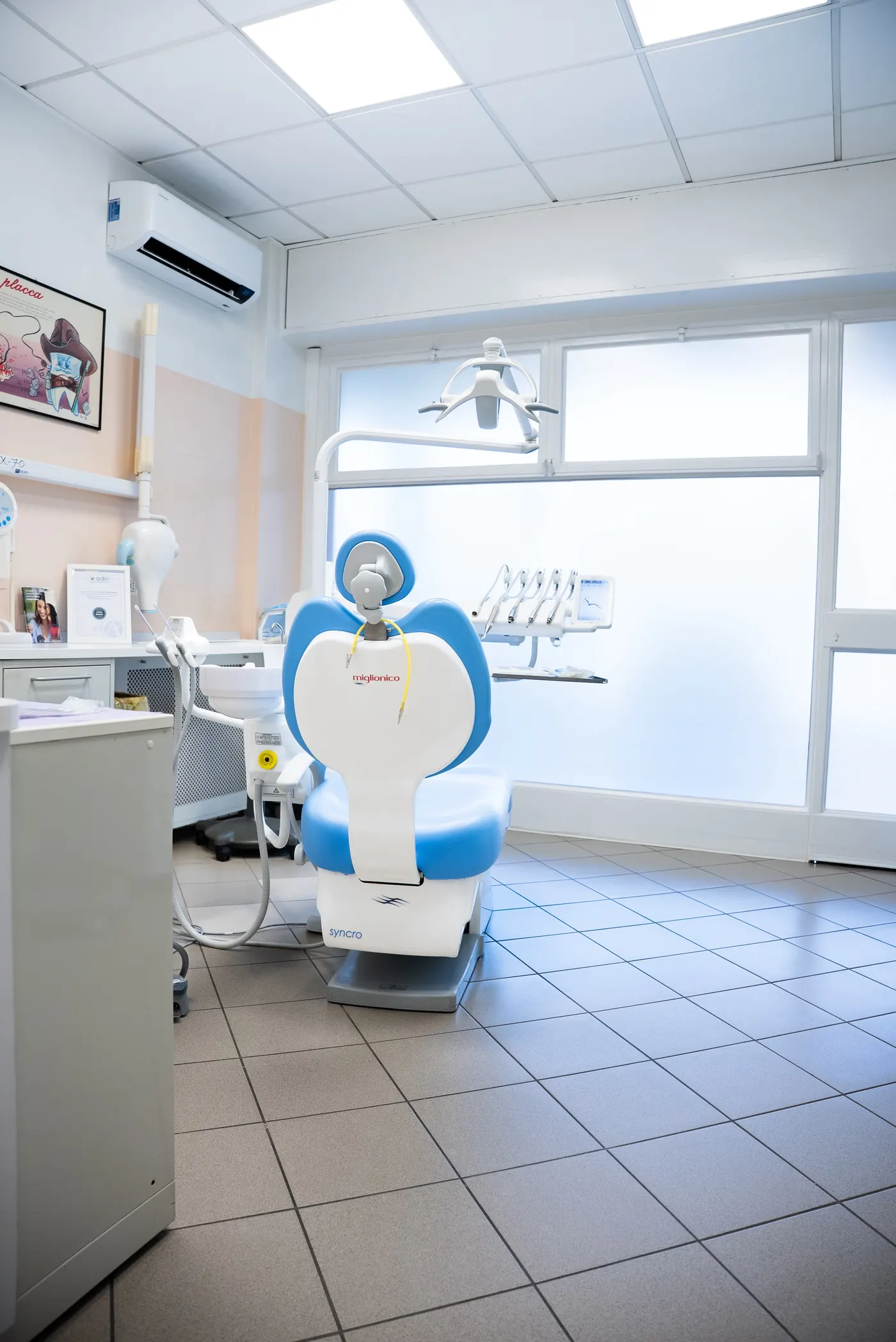 Sala operativa di Prime Clinic a Parabiago